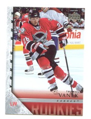 2005-06 Upper Deck Young Guns #457 Thomas Vanek Rookies Sabres